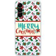 Прозорий чохол BoxFace Samsung Galaxy A17 (A176) Vintage Christmas Pattern