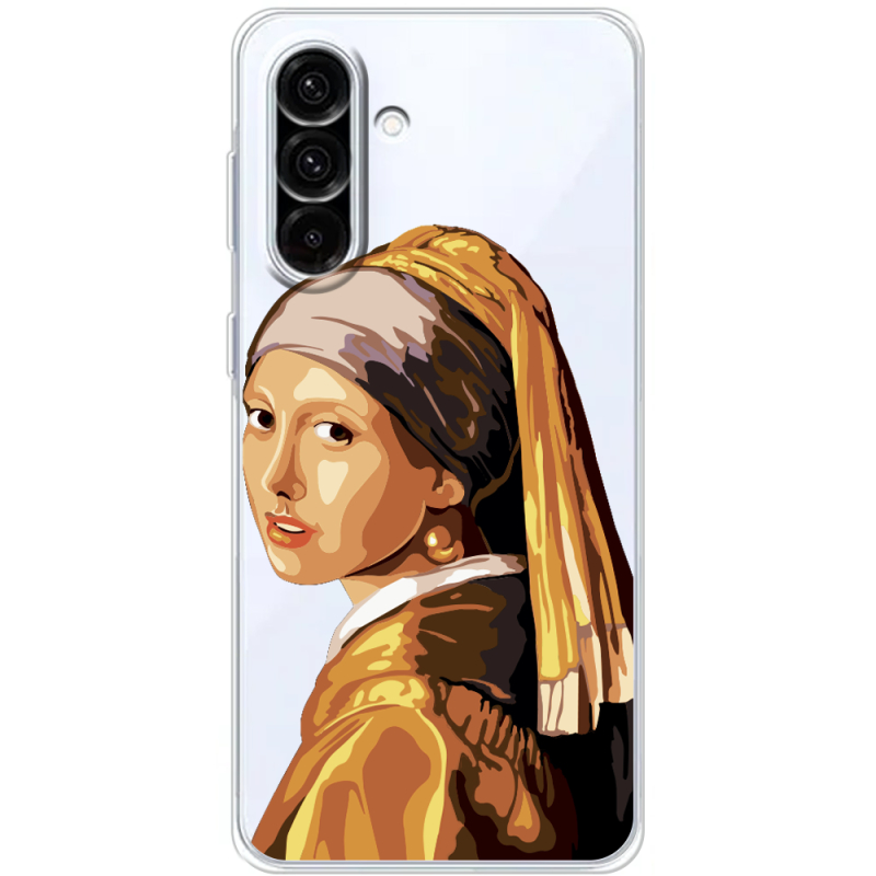 Прозорий чохол BoxFace Samsung Galaxy A17 (A175) Девушка с жемчужной серёжкой