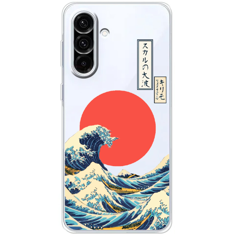 Прозорий чохол BoxFace Samsung Galaxy A17 (A175) Большая волна в Канагаве