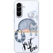 Прозорий чохол BoxFace Samsung Galaxy A17 (A175) Just Love