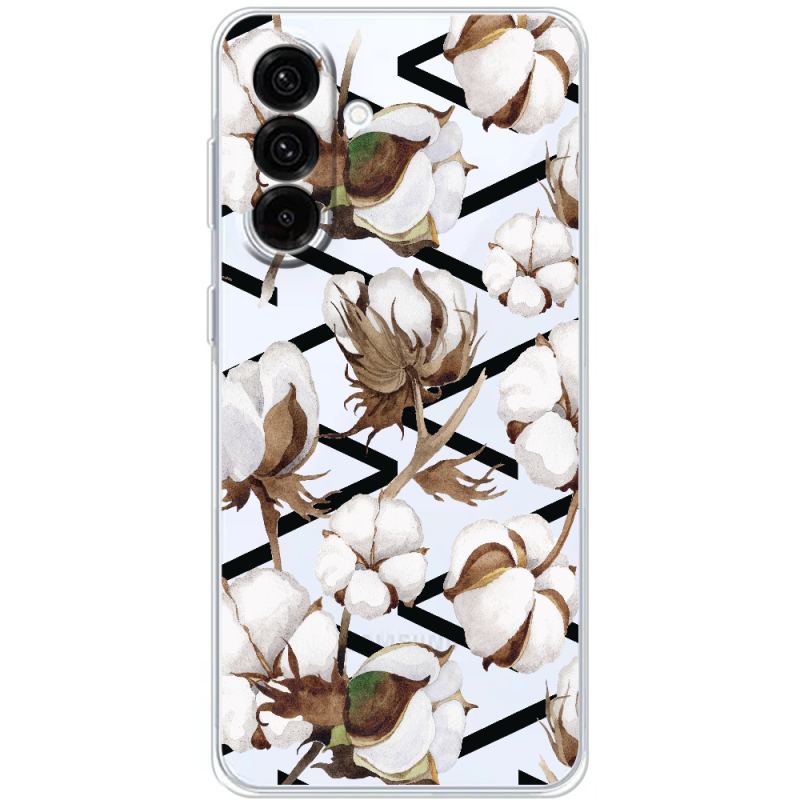 Прозорий чохол BoxFace Samsung Galaxy A17 (A175) Cotton flowers