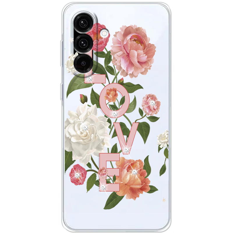 Чохол зі стразами Samsung Galaxy A17 (A175) Love