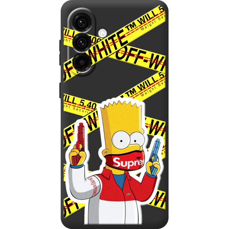 Чорний чохол BoxFace Samsung Galaxy A17 (A175) White Bart