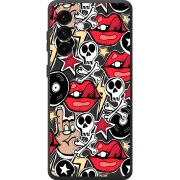 Чорний чохол BoxFace Samsung Galaxy A17 (A175) Rock Graffiti