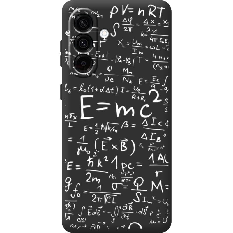 Чорний чохол BoxFace Samsung Galaxy A17 (A175) E=mc2