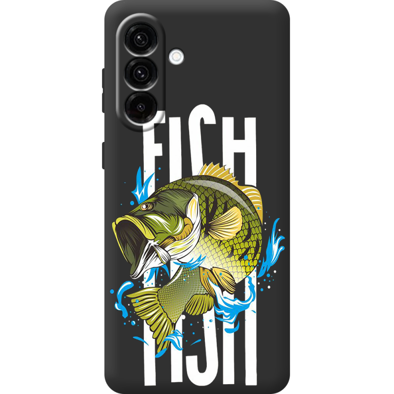 Чорний чохол BoxFace Samsung Galaxy A17 (A175) Fish