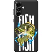 Чорний чохол BoxFace Samsung Galaxy A17 (A175) Fish