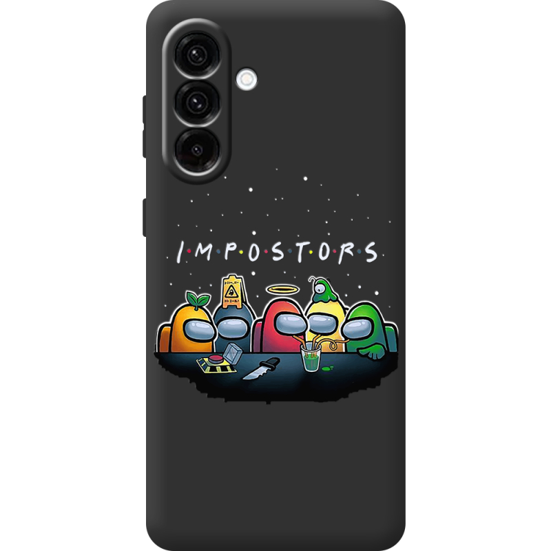 Чорний чохол BoxFace Samsung Galaxy A17 (A175) Among Us Impostors