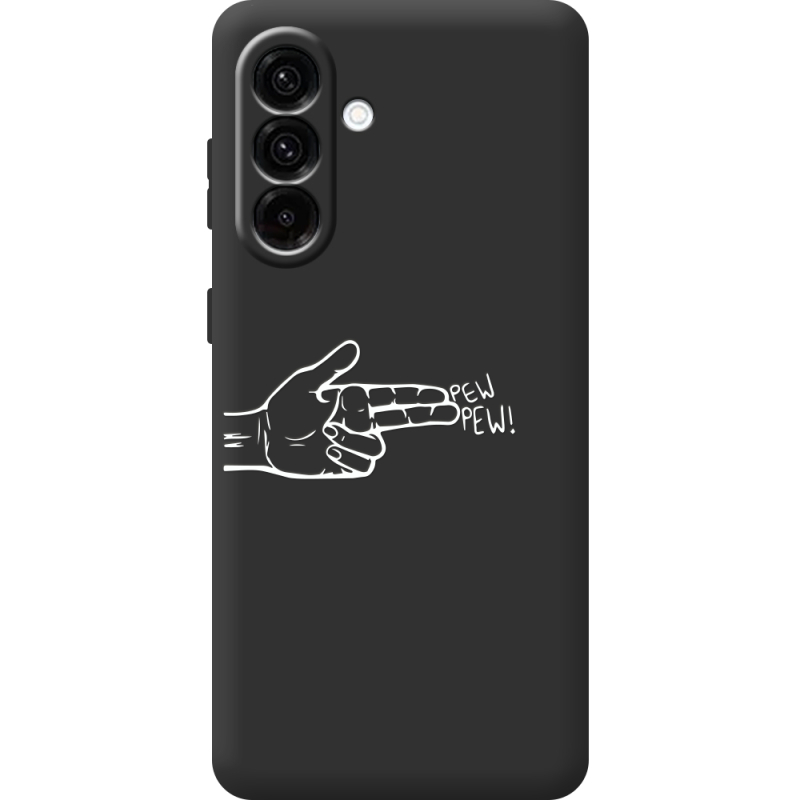 Чорний чохол BoxFace Samsung Galaxy A17 (A175) Pew Pew