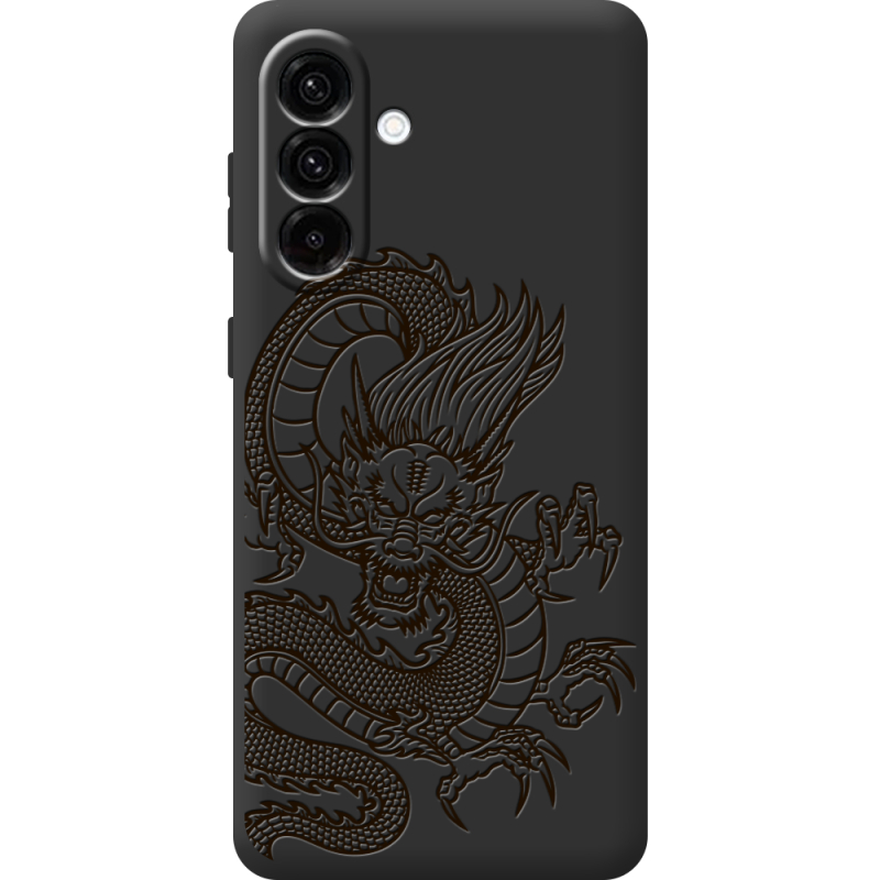 Чорний чохол BoxFace Samsung Galaxy A17 (A175) Chinese Dragon