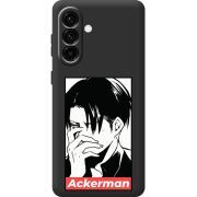 Чорний чохол BoxFace Samsung Galaxy A17 (A176) Attack On Titan - Ackerman