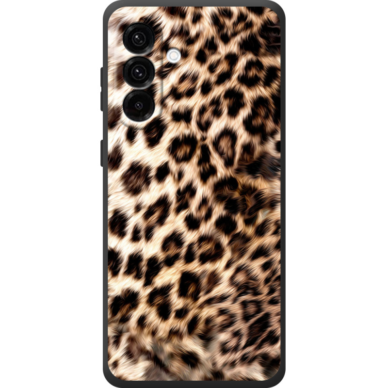 Чорний чохол BoxFace Samsung Galaxy A17 (A175) Леопардовий