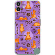 Чохол BoxFace Nothing CMF Phone 1 Yoga Cat