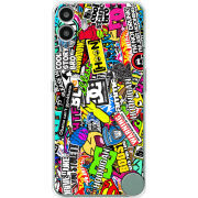 Чохол BoxFace Nothing CMF Phone 1 Multicolored Inscriptions