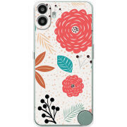 Чохол BoxFace Nothing CMF Phone 1 Line Flowers