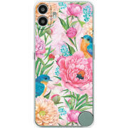 Чохол BoxFace Nothing CMF Phone 1 Birds in Flowers
