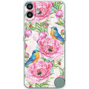 Чохол BoxFace Nothing CMF Phone 1 Birds and Flowers