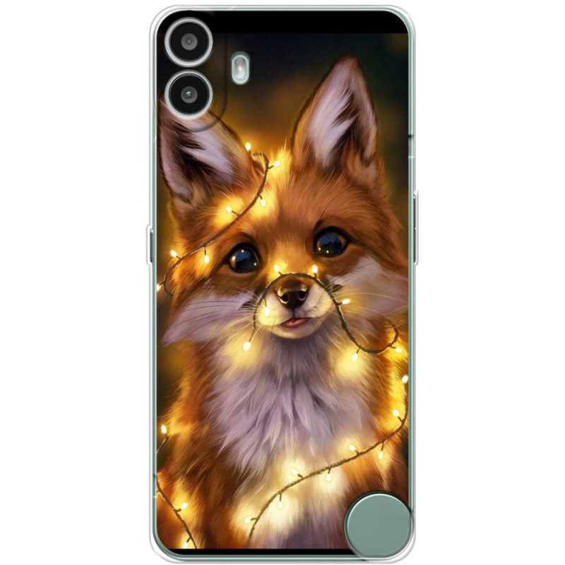 Чохол BoxFace Nothing CMF Phone 1 Різдвяна лисичка