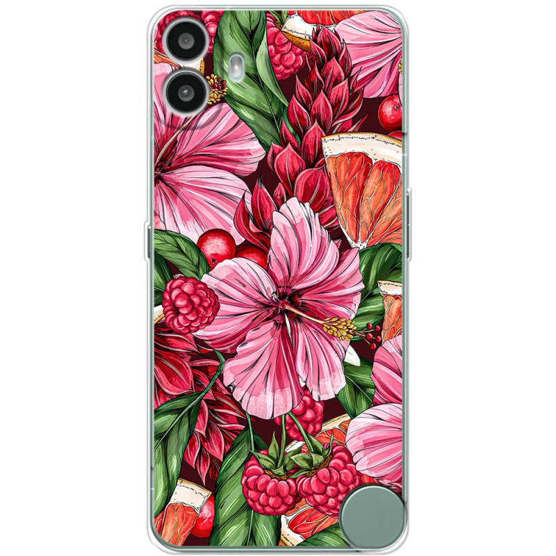 Чохол BoxFace Nothing CMF Phone 1 Tropical Flowers