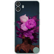 Чохол BoxFace Nothing CMF Phone 1 Exquisite Purple Flowers