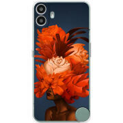 Чохол BoxFace Nothing CMF Phone 1 Exquisite Orange Flowers