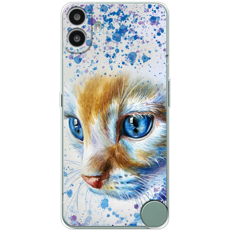 Чохол BoxFace Nothing CMF Phone 1 Голубоглазый Кот