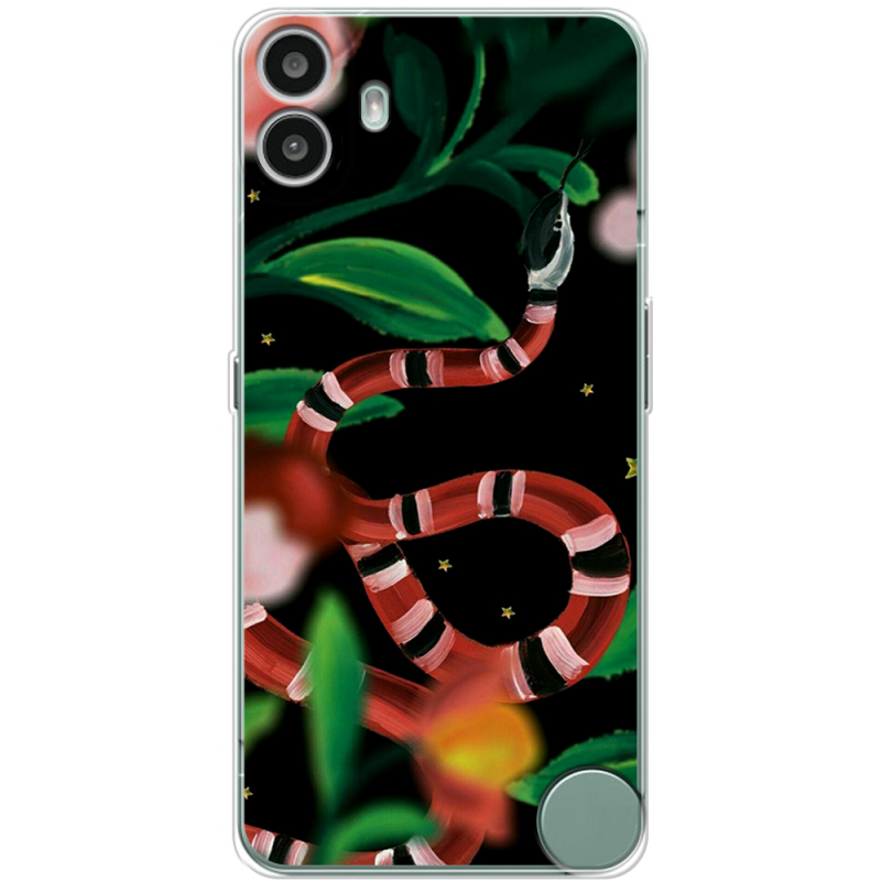 Чохол BoxFace Nothing CMF Phone 1 Red Snake