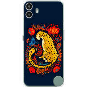 Чохол BoxFace Nothing CMF Phone 1 Petrykivka Leopard