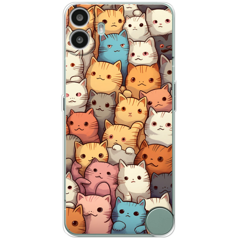 Чохол BoxFace Nothing CMF Phone 1 Котики муркотики