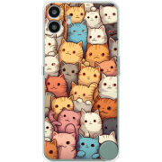 Чохол BoxFace Nothing CMF Phone 1 Котики муркотики