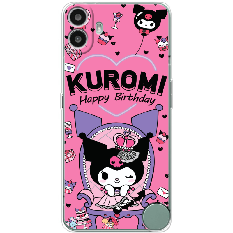 Чохол BoxFace Nothing CMF Phone 1 День народження Kuromi
