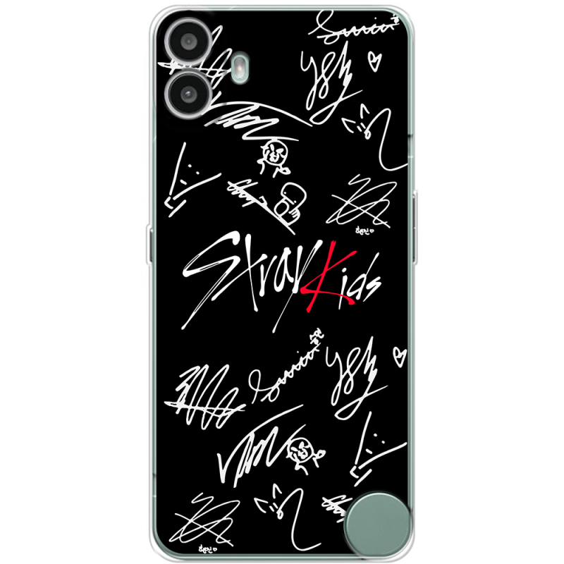 Чохол BoxFace Nothing CMF Phone 1 Stray Kids автограф