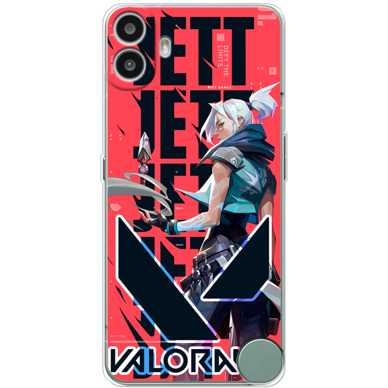 Чохол BoxFace Nothing CMF Phone 1 Valorant Jett