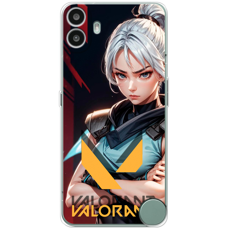 Чохол BoxFace Nothing CMF Phone 1 Valorant Джет