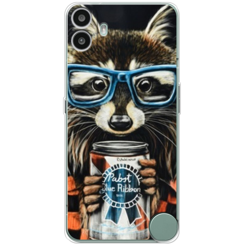 Чохол BoxFace Nothing CMF Phone 1 Енот с банкой
