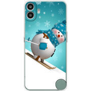 Чохол BoxFace Nothing CMF Phone 1 Skier Snowman