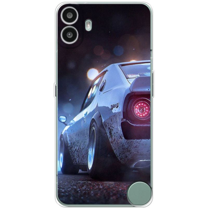 Чохол BoxFace Nothing CMF Phone 1 Silver Car