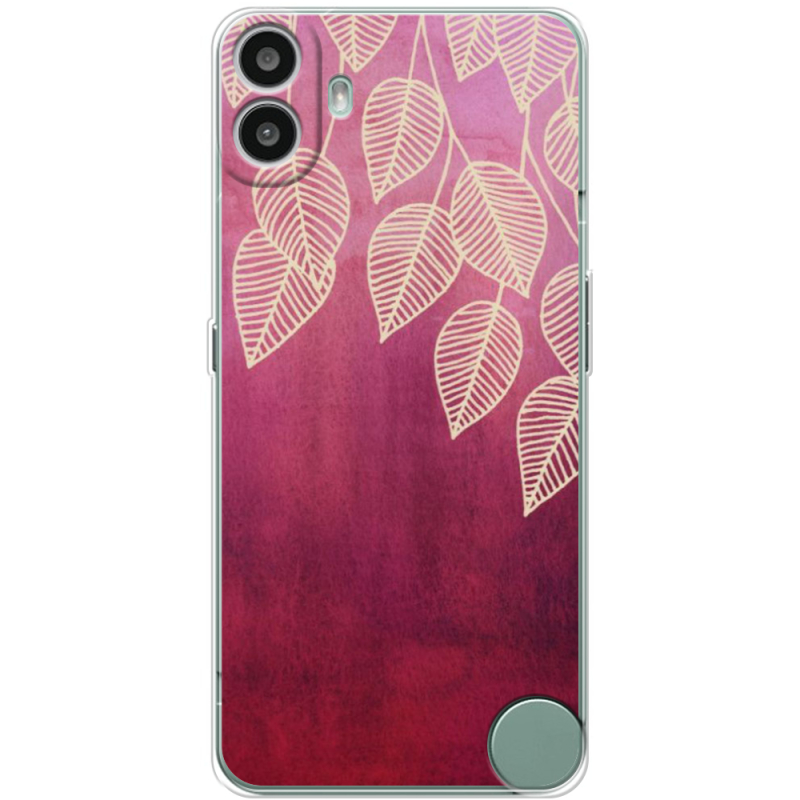 Чохол BoxFace Nothing CMF Phone 1 Gold Leaves