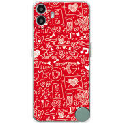Чохол BoxFace Nothing CMF Phone 1 Happy Valentines