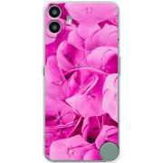 Чохол BoxFace Nothing CMF Phone 1 Pink Flowers