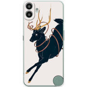 Чохол BoxFace Nothing CMF Phone 1 Black Deer