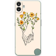 Чохол BoxFace Nothing CMF Phone 1 Flower Hands