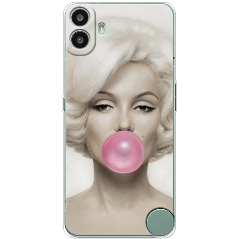 Чохол BoxFace Nothing CMF Phone 1 Marilyn Monroe Bubble Gum
