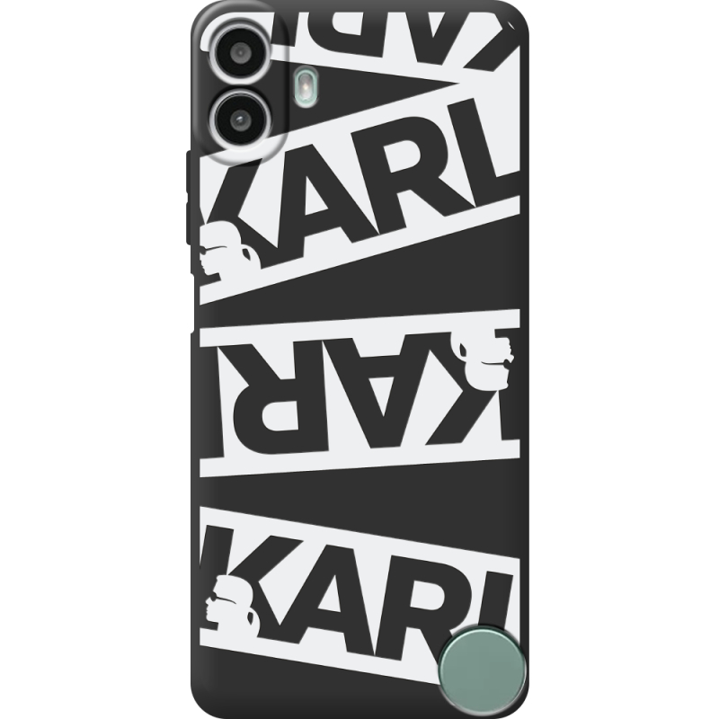 Чорний чохол BoxFace Nothing CMF Phone 1 White Karl