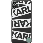 Чорний чохол BoxFace Nothing CMF Phone 1 White Karl