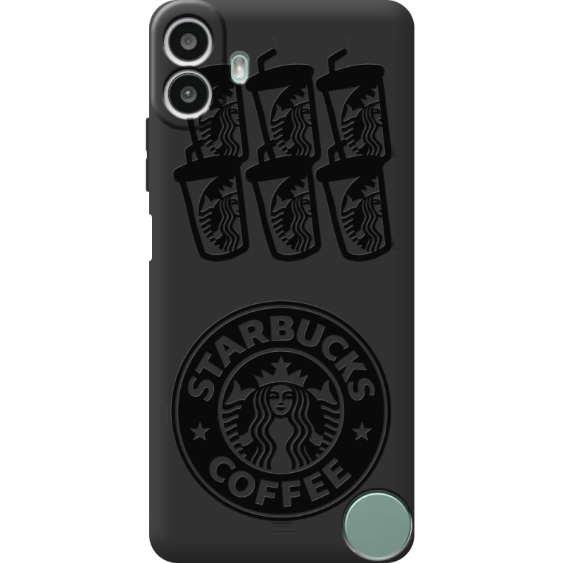 Чорний чохол BoxFace Nothing CMF Phone 1 Black Coffee