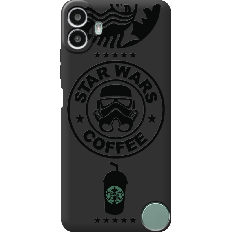 Чорний чохол BoxFace Nothing CMF Phone 1 Dark Coffee