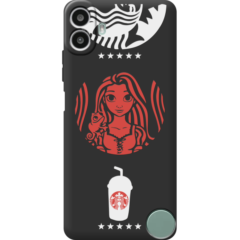 Чорний чохол BoxFace Nothing CMF Phone 1 RedWhite Coffee