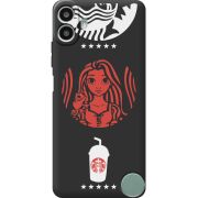 Чорний чохол BoxFace Nothing CMF Phone 1 RedWhite Coffee