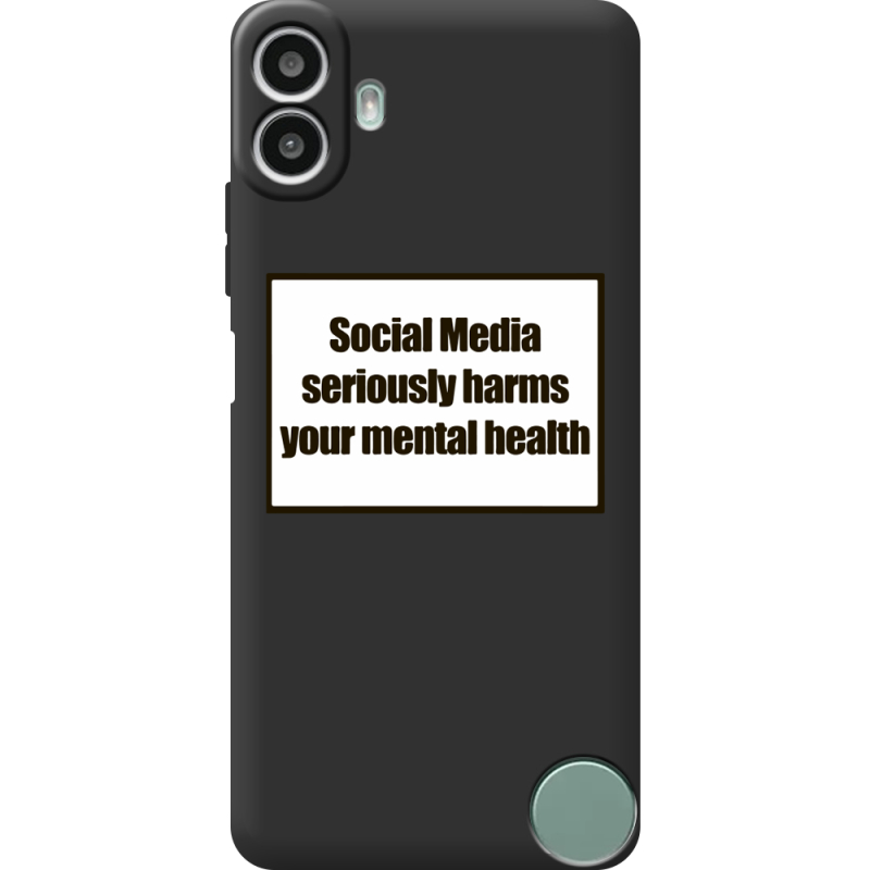 Чорний чохол BoxFace Nothing CMF Phone 1 